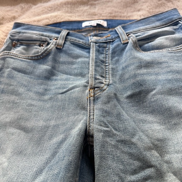 Redone straight leg jeans. Size 28. EUC. - Picture 3 of 6